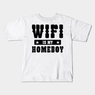 Wifi Is My Home Kids T-Shirt